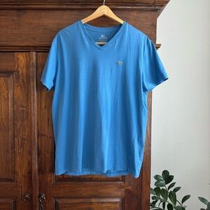 Lacoste Men's Lightweight Pima Cotton V-Neck T-Shirt